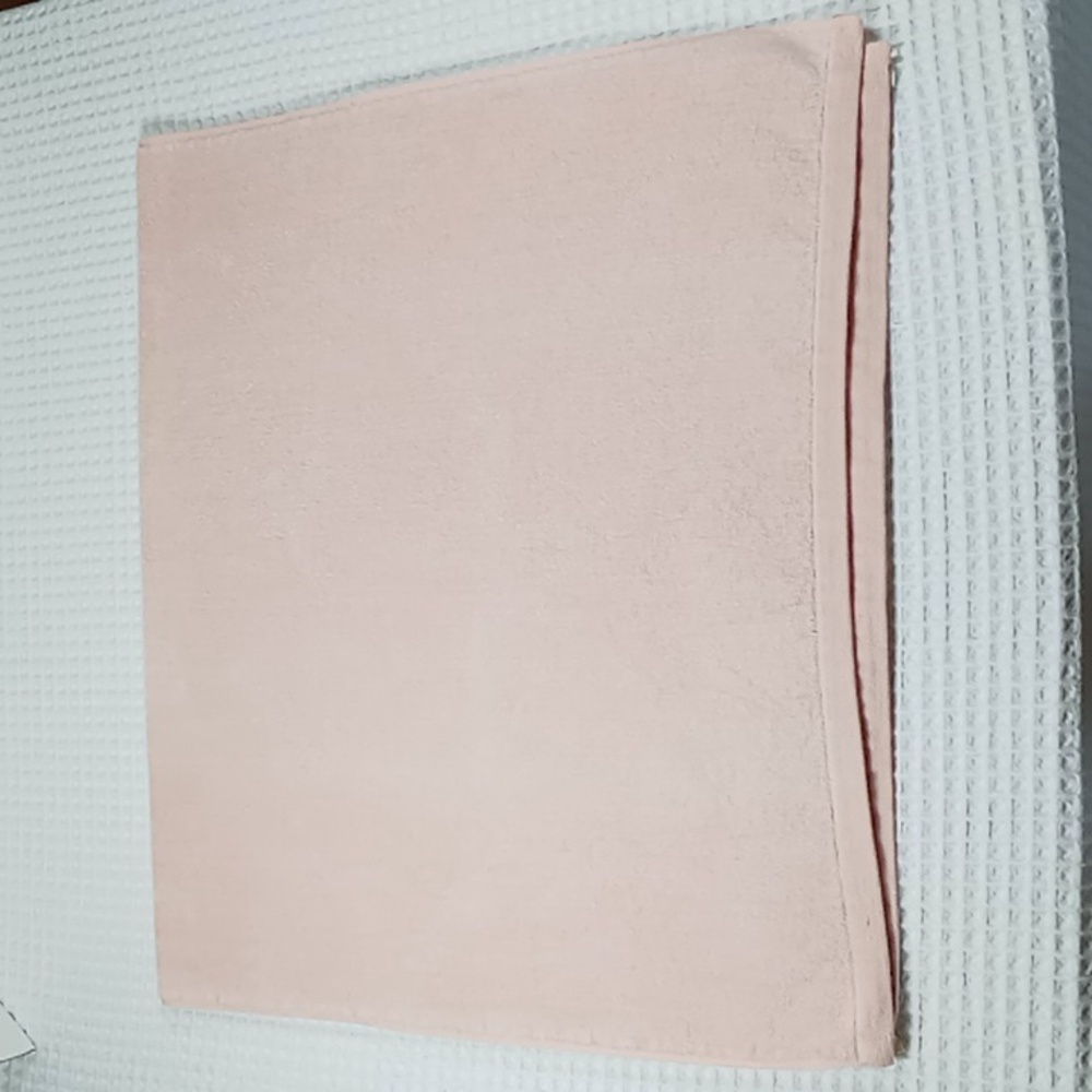 Vintage Avanti Look 1978 Soft Pink Bath Towels with Lace Trim Set of 2 - Picture 5 of 16